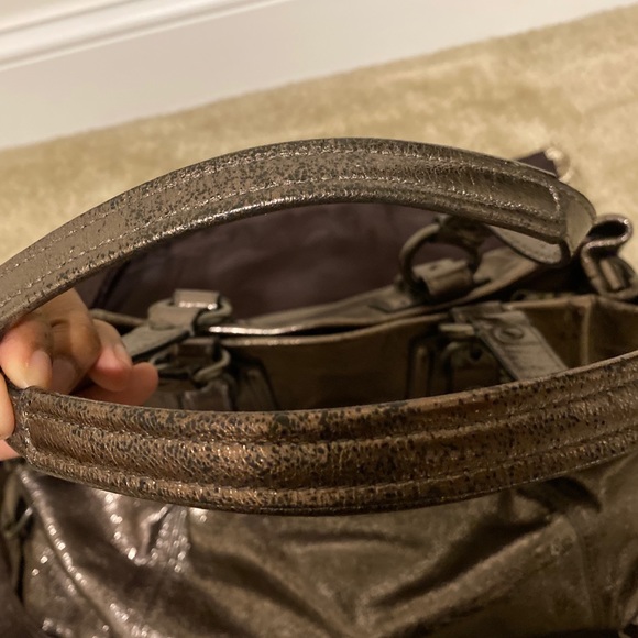 Coach medium sized silver-tone purse - Picture 2 of 8